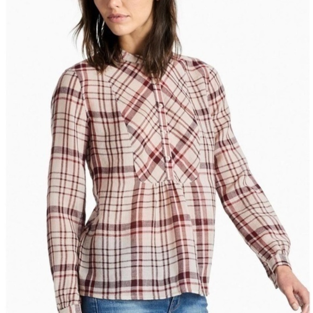 Lucky🍀Brand Plaid Shirt